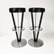 Modernist Bar Stools, Italy, 1970s, Set of 2 3