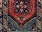 Vintage Turkish Tribal Rug in Red, Blue and Green 10