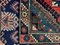 Vintage Turkish Tribal Rug in Red, Blue and Green, Image 6