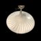 Lámpara colgante italiana grande de cristal de Murano blanco y negro, Imagen 5