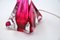 Lámpara de mesa de cristal en rosa de Val Saint Lambert, Imagen 2