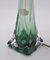 Crystal Table Lamp in Dark Green from Val Saint Lambert 6