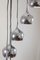 Cascading Lamp with Ten Chrome Globes from Bankamp, 1970s 3