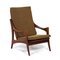 Organic Teak Easy Chair With High Back from De Ster, 1960s, Image 1