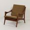 Organic Teak Easy Chair With Low Back from De Ster, 1960s 1