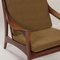 Organic Teak Easy Chair With Low Back from De Ster, 1960s 9