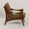 Organic Teak Easy Chair With Low Back from De Ster, 1960s 7