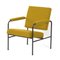 Gelber G 3015 Stuhl von WH Gispen für Riemersma, 1960er 1