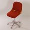 Chaise de Bureau Orange par Wilhelm Ritz pour Wilkhahn, 1970s 10