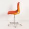 Chaise de Bureau Orange par Wilhelm Ritz pour Wilkhahn, 1970s 3