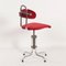 Dutch Desk Chair in Red Manchester Rib by Gio, 1960s 6