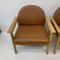 Leather Lounge Chairs, 1970s, Set of 2 5