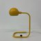 Lámpara de mesa Mid-Century tubular amarilla, años 70, Imagen 10