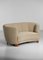 Danish Curved Sofa in Beige Fabric by Gio Ponti, 1940s, Image 20