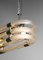 Italian Twisted Murano Glass Ceiling Lamp by Barovier and Toso, 1930s 8