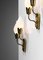 Tulip Sconces with Opaline and Brass from Fog & Morup, Sweden, Set of 2 8