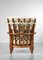 Large Grand Repos Madame Armchair in Oak by Guillerme and Chambron for Votre Maison, 1960s 8