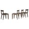 Art Deco Chairs in the Style of Jean Michel Frank, 1930s, Set of 5 17