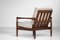 Scandinavian Armchairs in Solid Teak and Wool by Erik Worts, 1960s, Set of 2, Image 14