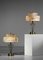 Grandes Lampes de Table ou de Chevet en Laiton Massif, Etats-Unis, 1960s, Set de 2 13