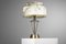 Grandes Lampes de Table ou de Chevet en Laiton Massif, Etats-Unis, 1960s, Set de 2 1