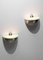 Italienische Wandlampen aus Glas & Metall im Stil von Max Ingrand für Fontana Arte, 2er Set 6