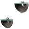 Italian Glass and Metal Wall Lamps in the Style of Max Ingrand for Fontana Arte, Set of 2 2