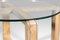 Modernist Oak Coffee Table in the Style of Jean Michel Frank, 1940s 5