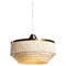 T603 Ceiling Lamp with Beige Silk Fringes by Hans Agne Jakobsson 4