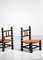 French Turned Wood Fireplace Chairs, 1960s, Set of 2, Image 10