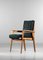 Französischer Armlehnstuhl aus Massiver Eiche im Stil von Pierre Guariche & Marcel Gascoin 11
