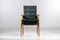 French Solid Oak Armchair in the Style of Pierre Guariche & Marcel Gascoin 8