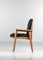 French Solid Oak Armchair in the Style of Pierre Guariche & Marcel Gascoin 3