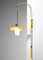 Kleine gelbe Swing Wandlampe von Stilnovo, 1950er 2