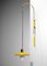 Small Yellow Swing Wall Lamp Attributed to Stilnovo, 1950s 10