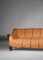 Large Brazilian MP 211 Sofa in Camel Leather by Percival Lafer, 1960s 2