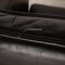 Black Leather DS118 Two-Seater Couch from de Sede 6