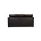 Black Leather DS118 Two-Seater Couch from de Sede 12