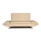 Cream Leather Rossini Two Seater Couch from Koinor 3