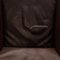 Dark Brown Leather JR 2750 Two-Seater Sofa, Armchair & Footstool from Jori, Set of 4 6