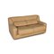 Cream Leather DS 43 Two-Seater Couch from de Sede, Image 3