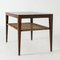 Side Table with Rattan Shelf by Severin Hansen for Haslev 3