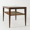 Side Table with Rattan Shelf by Severin Hansen for Haslev, Image 3