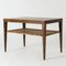 Side Table with Rattan Shelf by Severin Hansen for Haslev 1