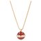 Carnelian Diamond Possession Pendant Necklace in 18 Karat Rose Gold from Piaget 1