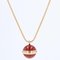 Carnelian Diamond Possession Pendant Necklace in 18 Karat Rose Gold from Piaget 19
