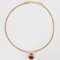 Carnelian Diamond Possession Pendant Necklace in 18 Karat Rose Gold from Piaget 5