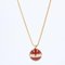 Carnelian Diamond Possession Pendant Necklace in 18 Karat Rose Gold from Piaget 20
