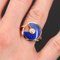 Lapis Lazuli Diamond Amulette Ring in 18 Karat Yellow Gold from Cartier, Image 5