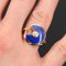 Lapislazuli Diamant Amulette Ring aus 18 Karat Gelbgold von Cartier 5